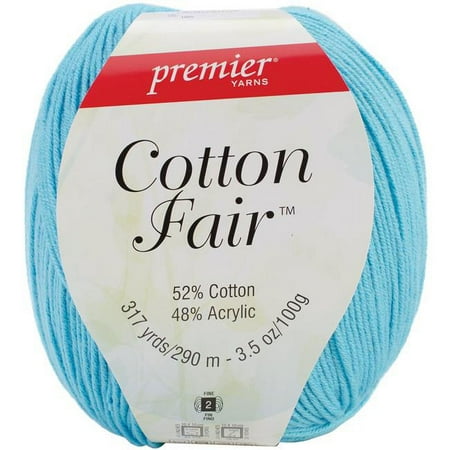 UPC: 0847652015361 | Premier Yarns 27-4 Turquoise Cotton Fair Solid Yarn