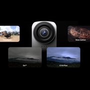 SJCAM C110 Plus Action Camera with 4K Video, Gyro Stabilization, and Audio Recording, Bundle Including: 64GB Micro SD Card, Card Reader, Card Wallet, and USB‑C Adapter