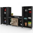 thumbnail image 6 of Bestar Lincoln 4 Piece Garage Workbench Set in Black and Graphite, 6 of 9