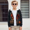 thumbnail image 5 of chaqlin Dragon Hoodies for Boys Size 6-7 Zip Up Hooded Coat Skull Print Long Sleeve Hoodie Sweatshirts Kids School Jacket with Pocket, 5 of 7