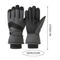 thumbnail image 6 of AuroraX Winter Ski Gloves Warm Thermal Fleece Lined Thick Waterproof & Windproof Gloves Glove for Women Men, 6 of 6