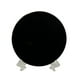 thumbnail image 3 of Disco de obsidiana negra Espejo redondo Placa redonda Disco plano Disco circular Mini obsidiana 6cm, 3 of 9