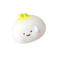 thumbnail image 2 of 3Pcs Cute Sweating Garlic Stress Ball, Usloyux Stress ReliefToys, Cute Sweating Garlic Fidget Ball, Kawaii SensoryToyFor AdultsKidsAnxiety Relief, Slow-Rising Foam SqueezeToyFor Office Desk Home Car, 2 of 9