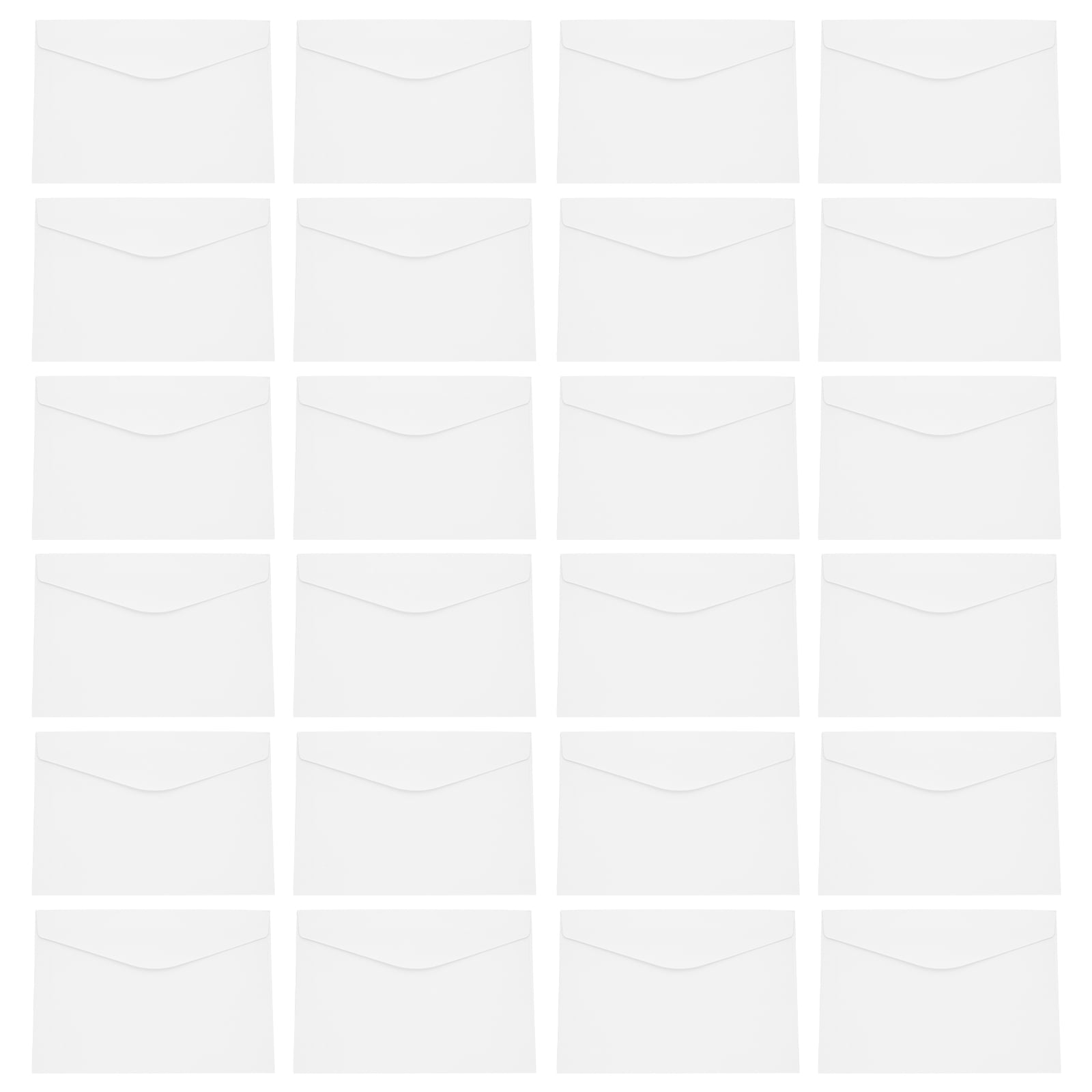 Yardwe 50Pcs Multi Function Thick Paper Envelopes for Letters Postcards and Documents