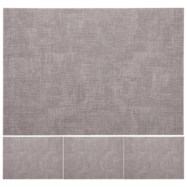 4 manteles individuales resistentes al calor, lavables, para mesa de comedor, para restaurante, cocina, fiestas y exteriores
