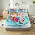 thumbnail image 1 of Frozen  Printed 2/3pcs Bedding Set Fitted Sheet 100% Polyester Anime Home Decor Suitable For Children And Adults, 1 of 6