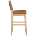 thumbnail image 3 of Steve Silver Reid Sand and Camel Pair of 2 Upholstered Bar Stools, 3 of 5