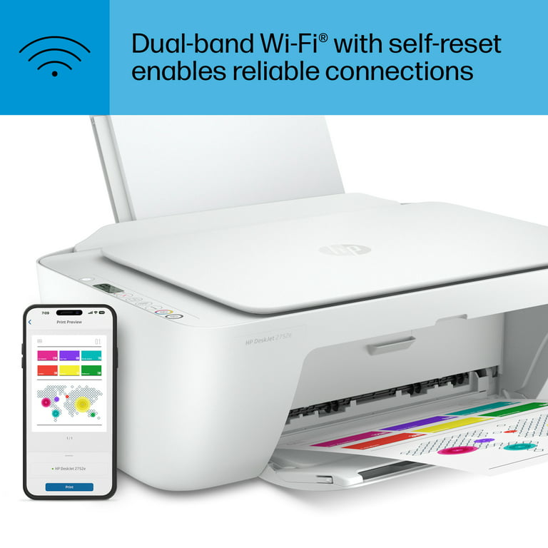 HP DeskJet 2720e WiFi Setup, Wireless Scanning & Printing Review. 