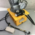 thumbnail image 6 of Miumaeov Electric Driven Hydraulic Pump, 110V 750W 70MPa Single Acting Hydraulic Electric Pump Solenoid Valve Control Oil Pump Hydraulic Pump Power Pack 10000PSI 1400r/Min, 6 of 7