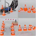 thumbnail image 2 of 7Pcs Mini Traffic Cones Training Roadblock Cones Mini Orange Cones for Multipurpose Construction Theme Party Sports Activity, 2 of 5