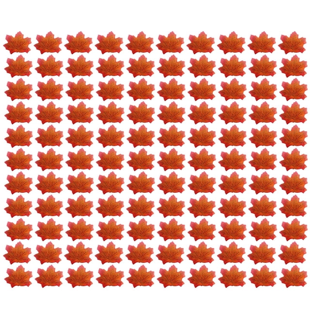 Fall Thanksgiving Maple Leaves for Autumn Wedding Party Table Centerpiece 100PCS