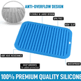 thumbnail image 3 of Salvamanteles versátil - Salvamanteles de silicona resistente al calor - Almohadillas calientes duraderas y flexibles para encimera de cocina, 3 of 5