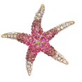 thumbnail image 1 of 3x Pink Rhinestone Estrellas Broche Pin Joyas Animal Náutico Temáticas Sunnimix Broche de animal de diamantes de imitación, 1 of 8