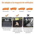 thumbnail image 2 of Barrera para perros ajustable para coche, 151.6 x 13.2 x 41.8 cm, color negro, 2 of 5