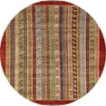thumbnail image 1 of Ahgly Company Indoor Round Abstract Red Southwestern Area Rugs, 7' Round, 1 of 6