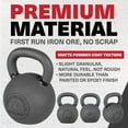 thumbnail image 4 of Lifeline Fitness 97 lb Cast Iron Single Kettlebell, 4 of 6