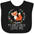 thumbnail image 3 of Inktastic My Aunt and Uncle Love Me Fox for Niece Girls Baby Bib, 3 of 4