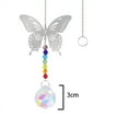 thumbnail image 2 of Atrapasueños de cristal de mariposa, máquina colgante de arcoíris de cristal para decoración de ventana, hogar y jardín, 2 of 5