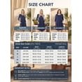 thumbnail image 3 of Mengpipi Women's T-Shirt Dresses Long Sleeve Plain Flowy Women Midi Dress with Pocket S-2XL, 3 of 9