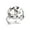 Multi 2, variant on Skull and Flowers Pattern Stainless Steel Rings for Women, Open Adjustable Ring Promise Ring Jewelry Gifts