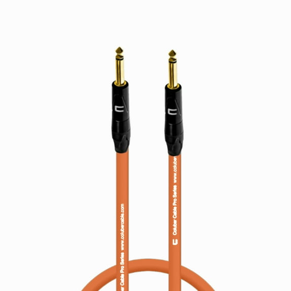 Coluber Cable Male to Male TS 1/4 Cable Pro Audio and Guitar Cord
