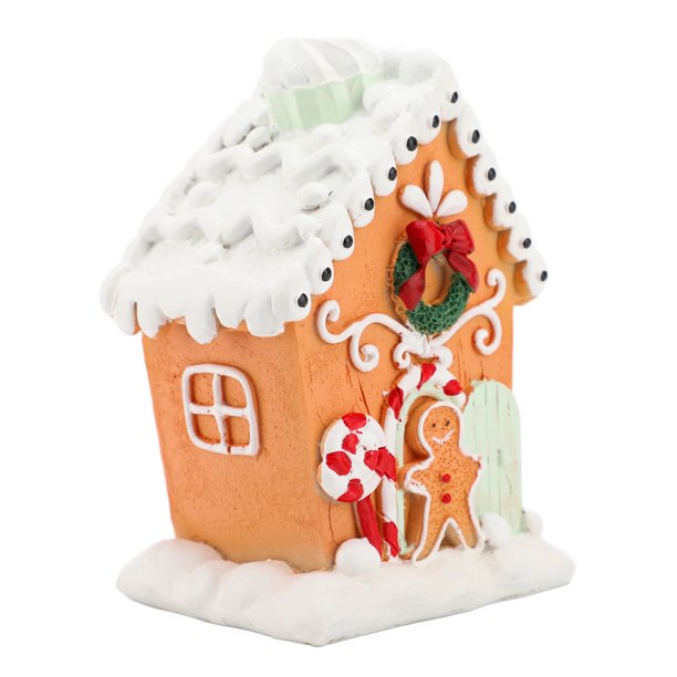 Escena Navideña Con Luz LED Casa De Pueblo Mini Casas De Pueblo, Escena Navideña Casa En Miniatura De Pueblo Casas En Miniatura Iluminadas Por LED Ciudad Adornos De Mesa De