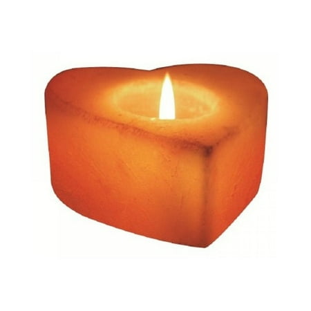 Himalayan Salt Heart Candleholder - Negative Ions Products for Real Benefits of Health
