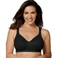thumbnail image 1 of Playtex Womens 18 Hour Front Close Posture Bra, 40D, Black, 1 of 3