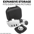 thumbnail image 5 of CM VR Case fits Oculus Go VR Headset – Dense Foam Fits and Protects Oculus Go Wireless VR Headset, Controller and Charger, 5 of 8