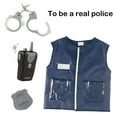 thumbnail image 2 of LUOGENLI 1 Set Suit Clothes for Boys Career Role Play Coat for Children Career Role Play Prop Black Fabric Outfits for Boys Work Plus Size Black One Size, 2 of 9