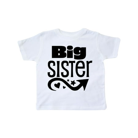 

Inktastic Big Sister- arrow stars hearts Gift Toddler Toddler Girl T-Shirt