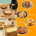 thumbnail image 2 of 9.05" Air Fryer Liners Disposable Square, Perfect Fit for 6 Qt 7 Qt 8 Qt Air Fryer Baskets, 2 of 12