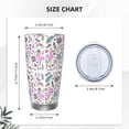 thumbnail image 4 of Goofa Summer with Flamingo for 20 oz Skinny Tumbler Stainless Steel Coffee Mug Slim Vacuum Insulated Travel Cup Car Cup-Without Straw, 4 of 8