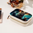thumbnail image 7 of Starry Animals Velvet Portable Jewelry Stand with Removable Compartment - Travel Organizer, Earring Holder, and Organizer Box - Gift, 7 of 7