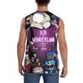 thumbnail image 4 of Invader Zim Men's Tank Top Lightweight Summer Sleeveless Tee Shirt Muscle Tank Tops Workout T-Shirts Casual Athletic Undershirts, 4 of 7