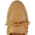 thumbnail image 2 of Minnetonka Women's Moosehide Fringed Kiltie Moccasins, Natural, 6 W US, 2 of 4