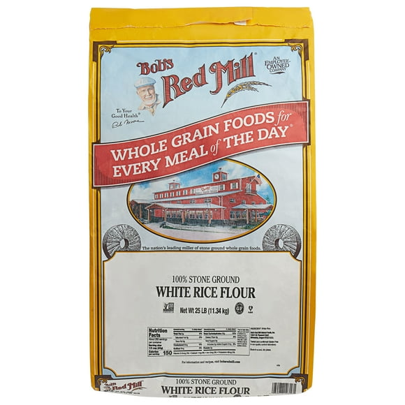 Bob's Red Mill 25 lb. Gluten Free White Rice Flour
