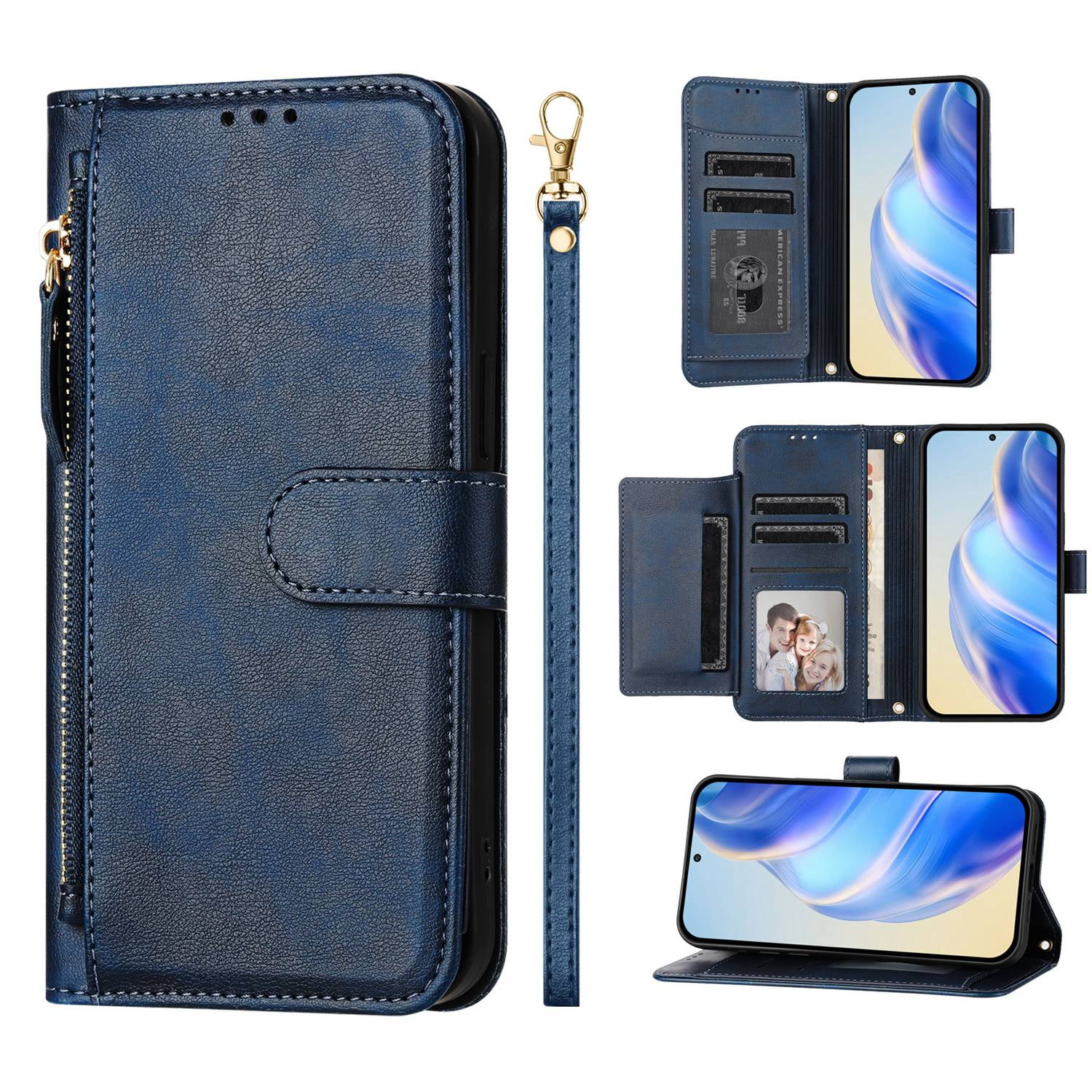 for Samsung Galaxy S10 Phone Case Wallet Protective Case leather Cover with magnetic closed credit card slot shockproof protection phone case