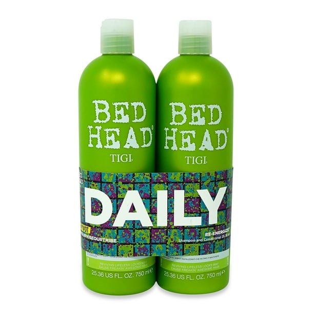TIGI Bed Head Urban Antidotes ReEnergize 1 Shampoo and Conditioner, 25