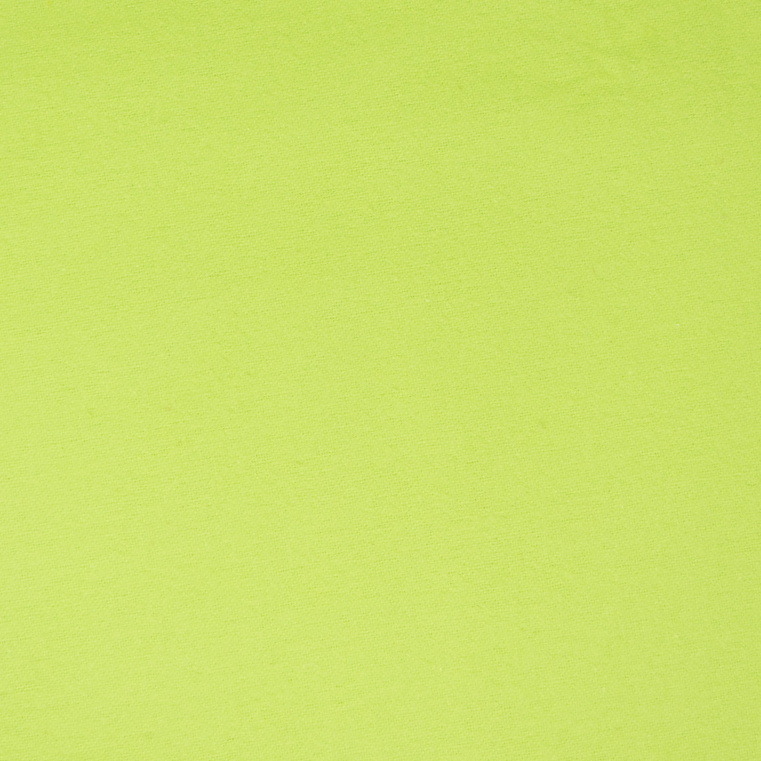RTC Fabrics 42"/43" 100% Cotton Flannel Solid Lime Green Color Crafting Fabric by the Yard