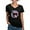Black, variant on CafePress - Giant Schnauzer Patriot Women's V Neck Dark T Shir - Women's V-Neck Dark T-Shirt