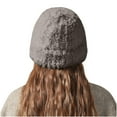 thumbnail image 5 of Luxalzxs Winter Hats for Women Faux Fur Warm Fluffy Knit Crochet Beanie Cap Outdoor Ear Cover, 5 of 5