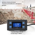 thumbnail image 4 of Temperature Humidity Controller,Digital LCD Temperature Humidity Controller Indicator Intelligent Controller Precise Environmental Control Ad-justable Settings Temperature Humidity Management, 4 of 9