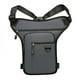 thumbnail image 3 of Riñonera de pierna abatible, organizador portátil, bolsa de hombro, riñonera para motocicleta, bolsa de cadera para ciclismo, informal gris, 3 of 8