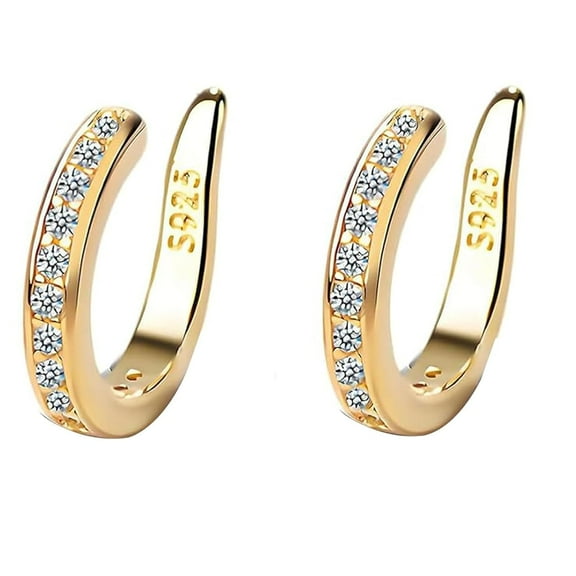 Ear Corrector Clip, Non-Piercing Ear Cuffs with Adjustable Fit, Corrector de Orejas Grandes for Thin & Chunky Ears, Fake Earrings for Women & Men