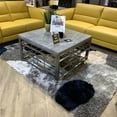 thumbnail image 3 of Navy Stone Soft Plush Design Shag, 7'6" x 10'3" Area Rug/Carpet by Makymo, 3 of 4