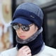 thumbnail image 2 of Gorro de invierno para hombre, cálido gorro de lana para jóvenes, gorro de algodón para hombres de mediana edad y mayores, gorro de punto para hombre de moda de invierno, 2 of 6