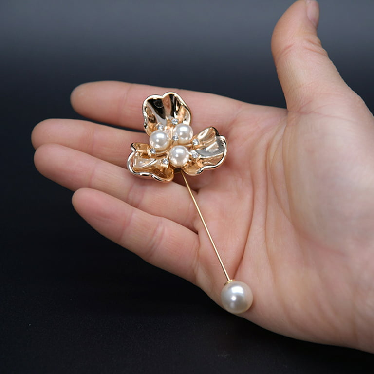 harmtty Brooch Pin Creative Shape Rust-proof Alloy Clothes Decorative Pin  Jewelry Brooch for Home 