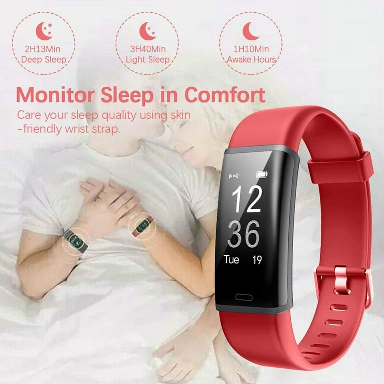 Lintelek fitness tracker heart rate monitor sale