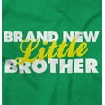 thumbnail image 2 of Little Brother New Baby Announcement Bodysuit Jumper Boys Infant Baby Brisco Brands 12M, 2 of 6